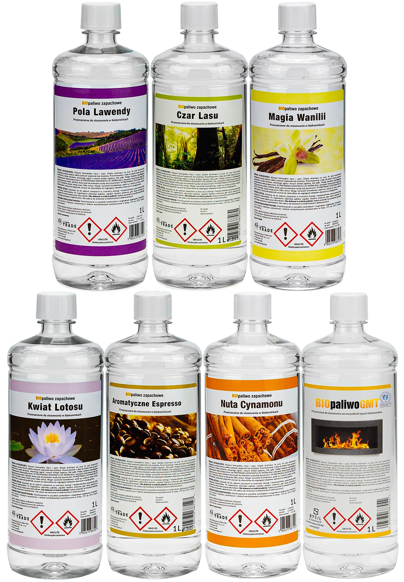 bio paliwo do kominka zestaw 10l